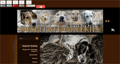 Desktop Screenshot of desperategreekiesdogrescue.com